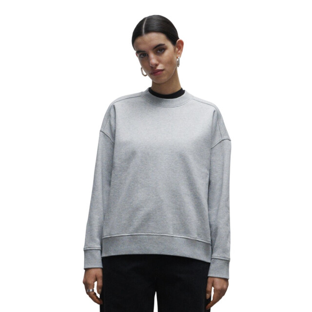 True Blanks Dames oversized sweatshirt UTFK1960_greymelange large