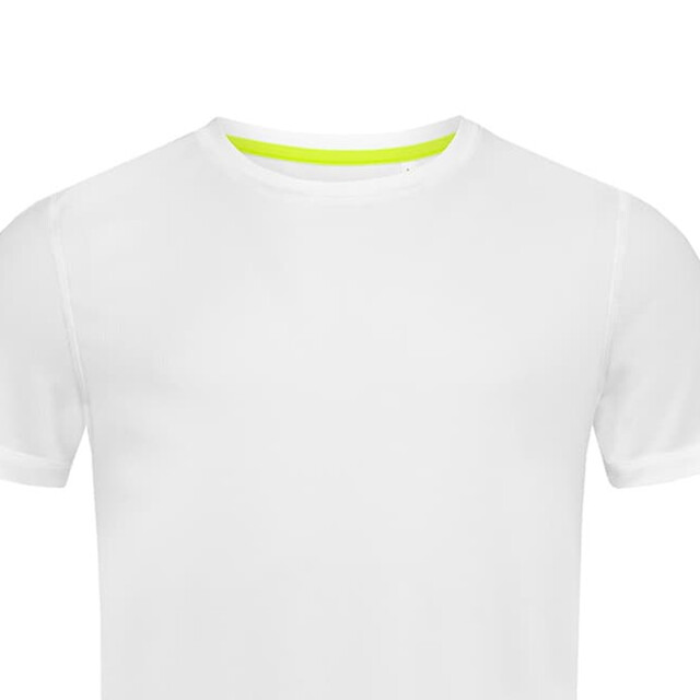 Stedman Stars Heren actief crew hals t-shirt UTFK1919_white large