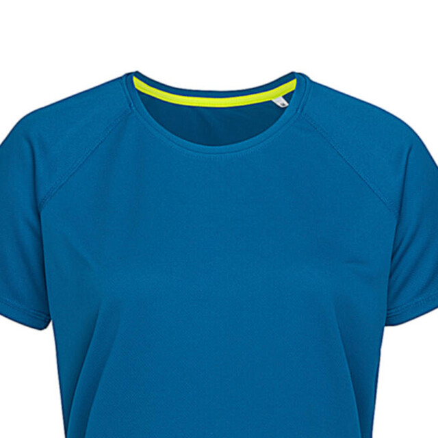 Stedman Stars Dames actief raglan t-shirt UTFK1922_kingblue large
