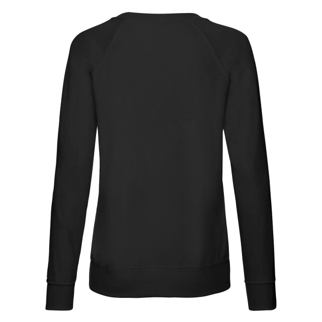 Fruit of the Loom Dames lichtgewicht raglan trui UTFK1925_black large