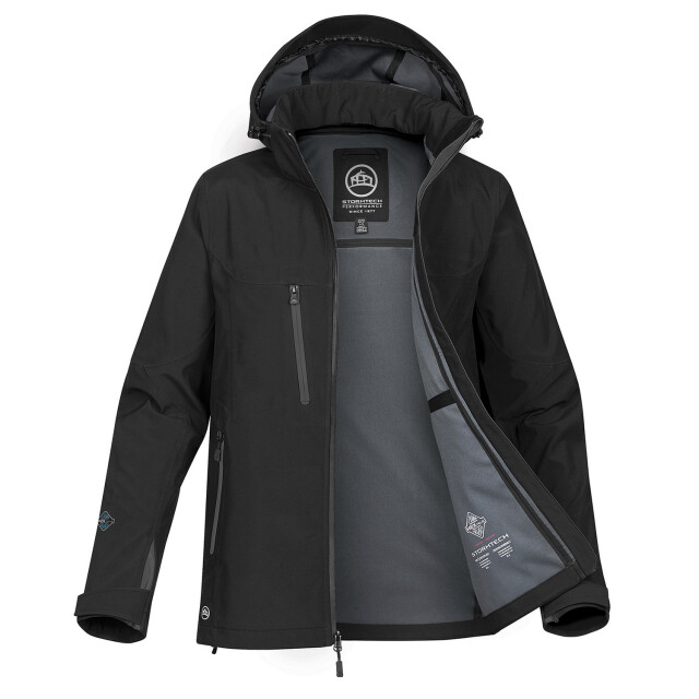 Stormtech Dames patrol soft shell jas UTFK2153_blackcarbon large