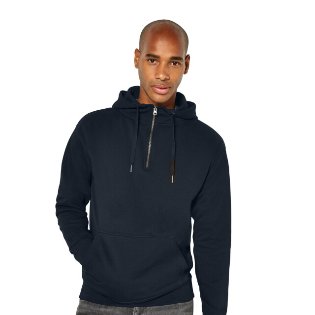 Kustom Kit Heren quarter zip regular hoodie UTFK2113_navy large
