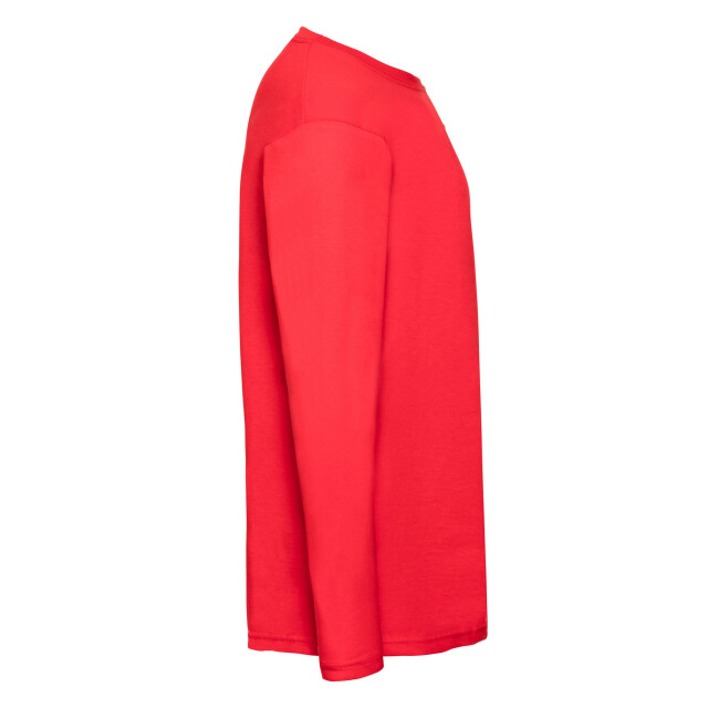 Fruit of the Loom Heren valueweight t-shirt met lange mouwen UTFK2119_red large
