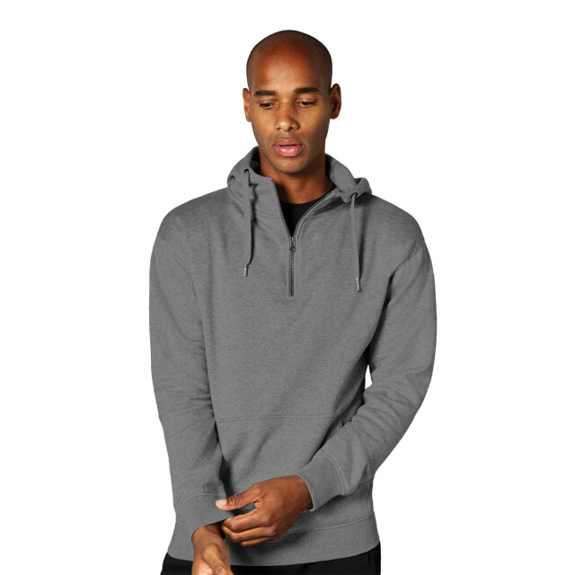 Kustom Kit Heren quarter zip regular hoodie UTFK2113_darkgrey large