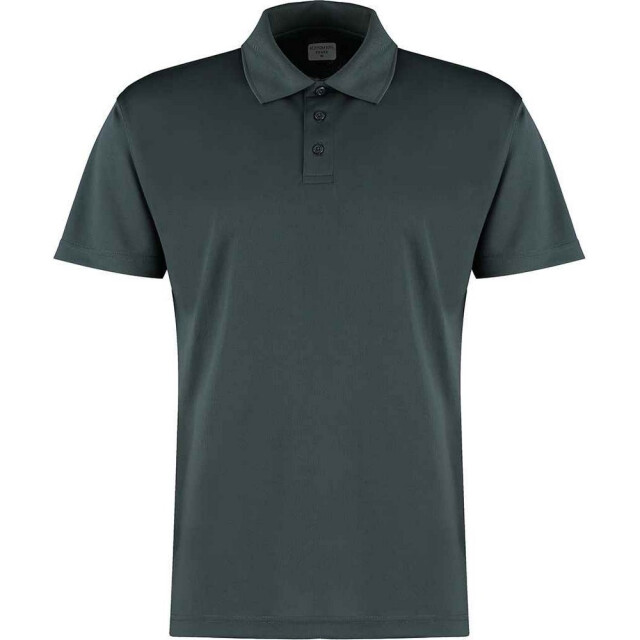 Kustom Kit Heren cooltex plus micromesh regular poloshirt UTFK2114_graphite large