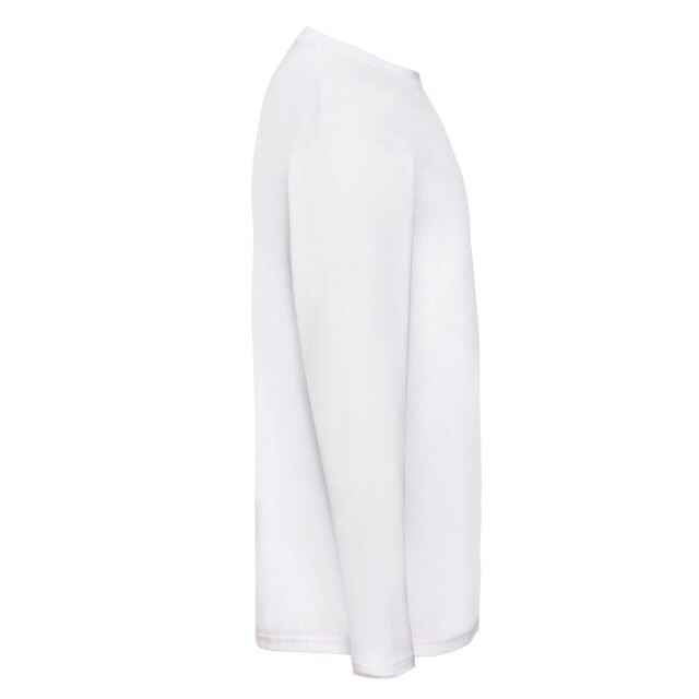 Fruit of the Loom Heren valueweight t-shirt met lange mouwen UTFK2119_white large