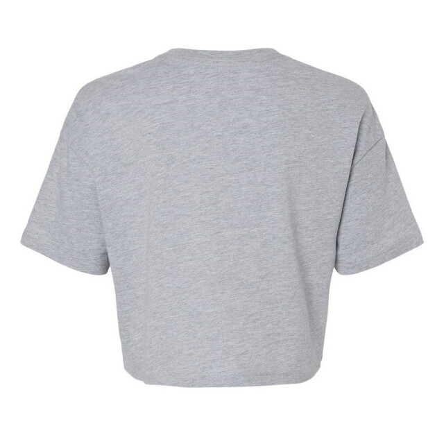 Bella + Canvas Dames jersey crop t-shirt UTFK1889_athleticheather large