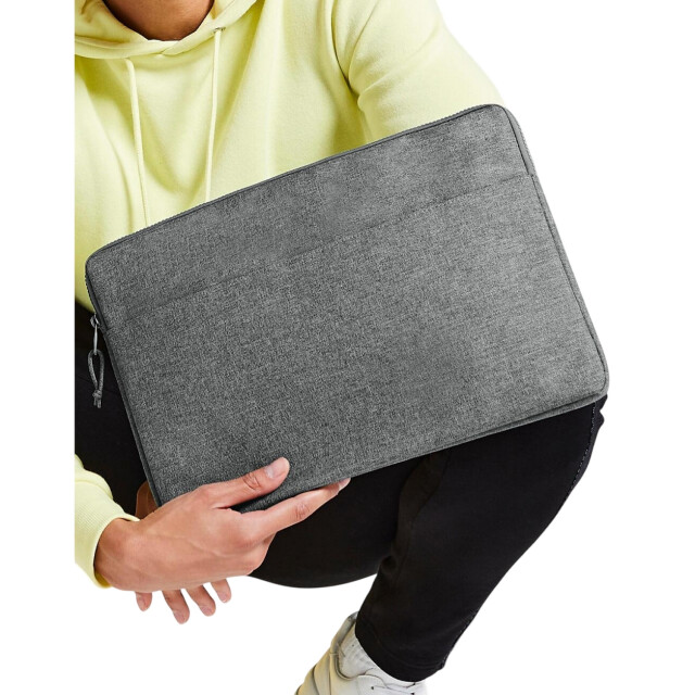Bagbase Essentiële laptophoes UTFK1866_greymarl large