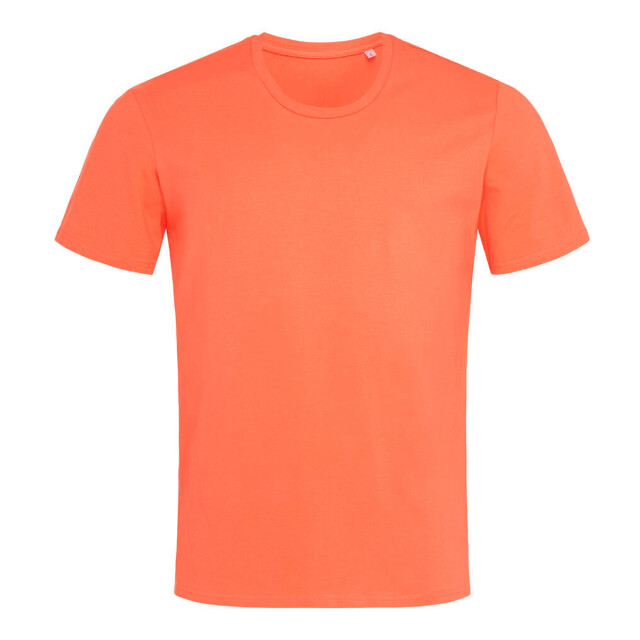 Stedman Stars Heren clive crew neck relaxed fit t-shirt UTFK2022_salmon large