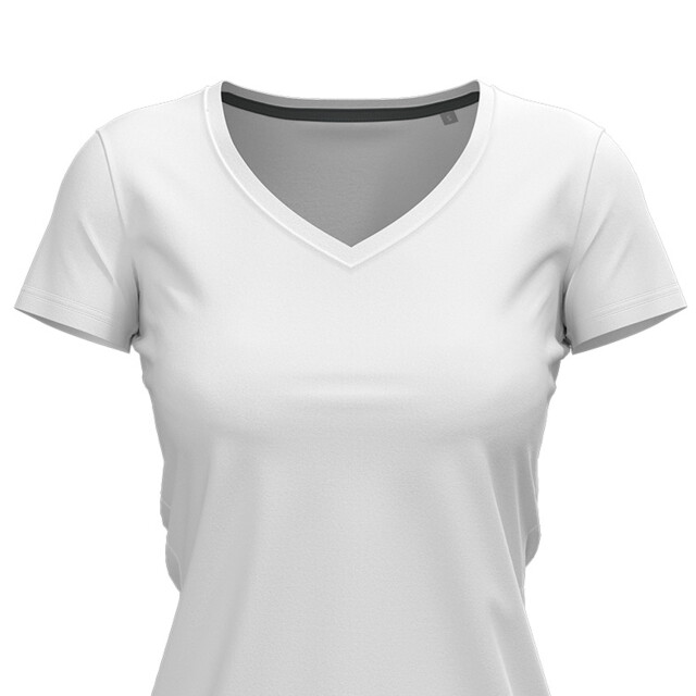 Stedman Stars Dames claire v hals t-shirt UTFK2098_white large