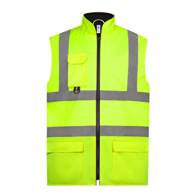 Yoko Effen hi-vis bodywarmer heren UTFK2048_fluorescentyellow large