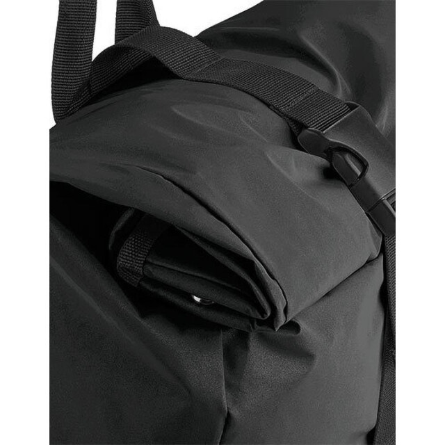 Bagbase Reflecterende roll top rugzak UTFK181_blackreflective large