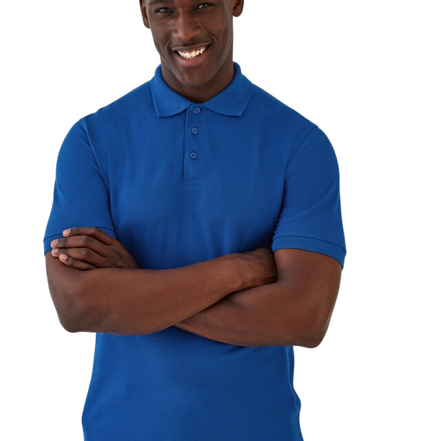 B and C Heren safran piqué poloshirt UTFK1999_royalblue large