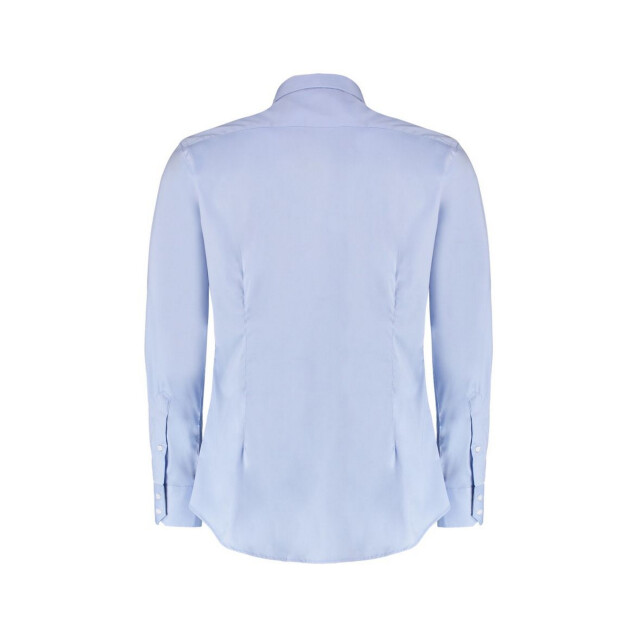 Kustom Kit Heren oxford stretch slim overhemd met lange mouwen UTFK2106_lightblue large