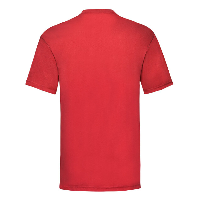 Fruit of the Loom Unisex adult waardevol t-shirt UTLT1940_red large