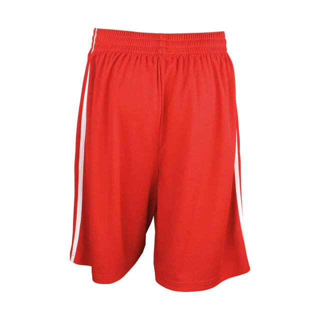 Spiro Impact Heren quick dry basketbal shorts UTFK2055_redwhite large