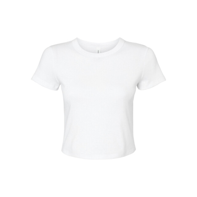 Bella + Canvas Dames micro-rib crop t-shirt UTFK2057_solidwhite large