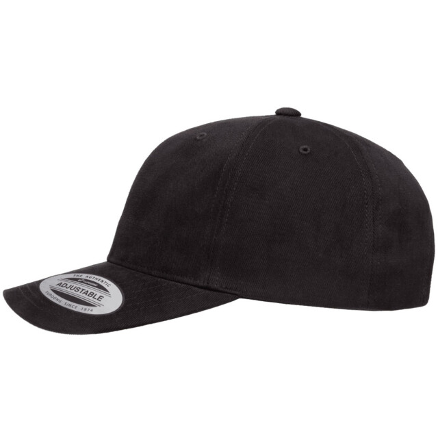 Yupoong Geborsteld katoen twill midprofiel baseball cap UTFK2211_black large