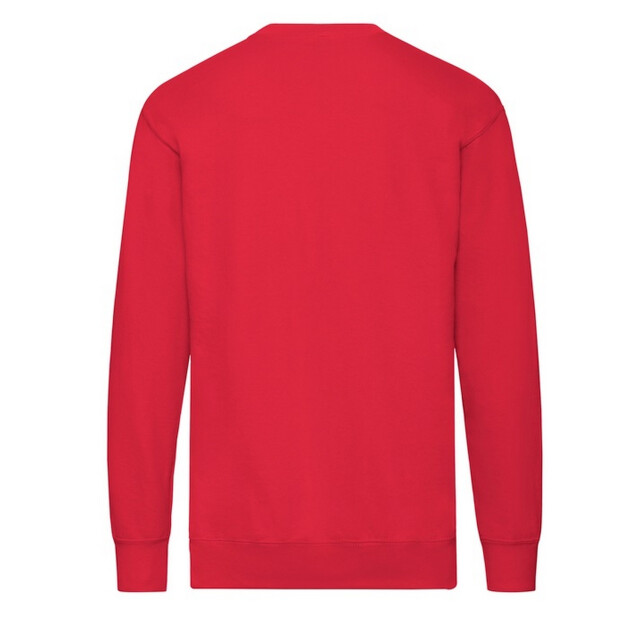 Fruit of the Loom Heren lichtgewicht set-in sweatshirt UTFK1988_red large