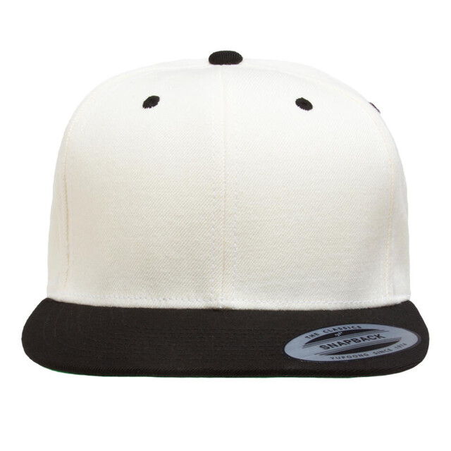 Yupoong Klassieke tweekleurige snapback cap UTFK1774_naturalblack large