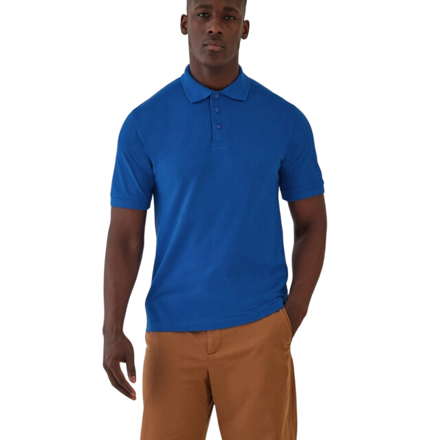 B and C Heren safran piqué poloshirt UTFK1999_royalblue large