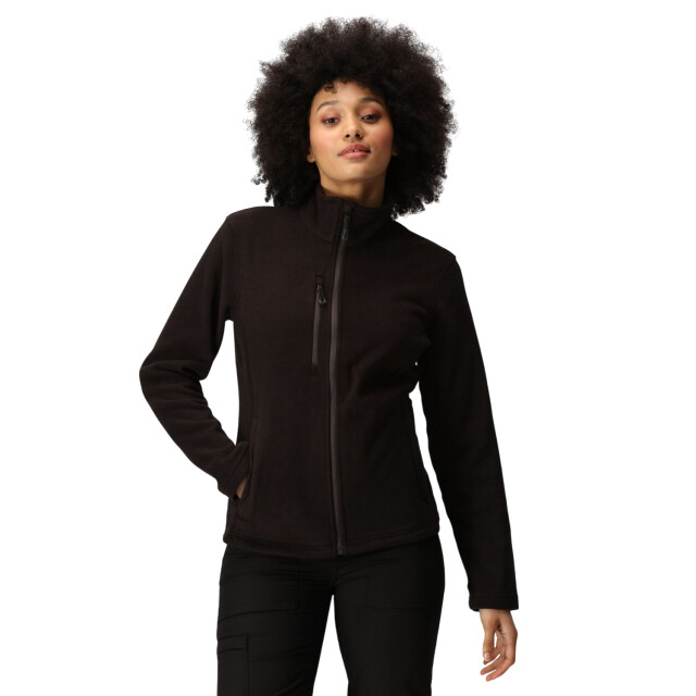 Regatta Dames recycled full zip fleecejack UTFK2003_black large