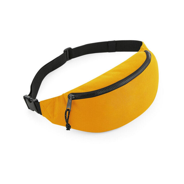 Bagbase Volwassenen unisex recycled waistpack UTFK205_mustard large