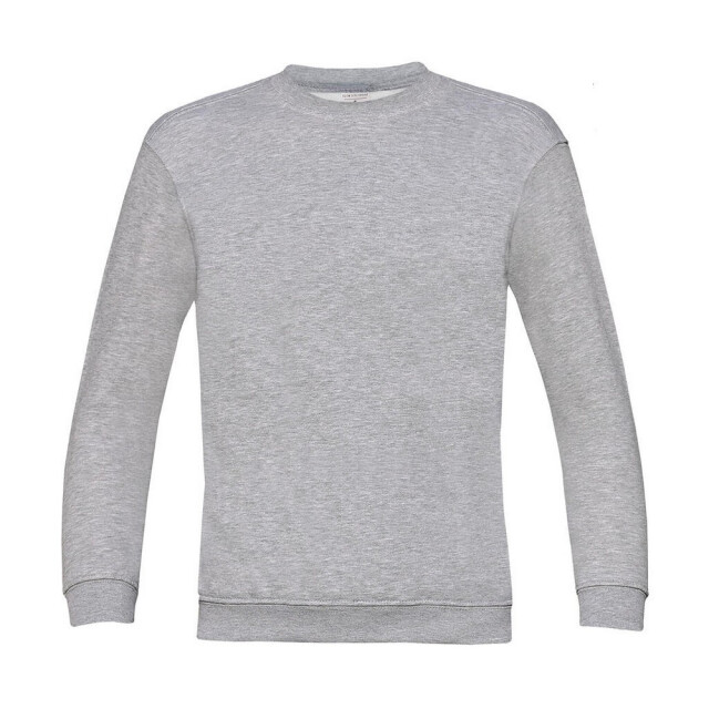B and C Sweatshirt voor kinderen/kinders set-in UTFK1971_heathergrey large