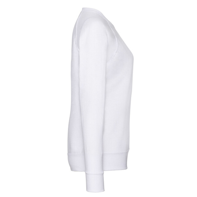 Fruit of the Loom Dames lichtgewicht raglan trui UTFK1925_white large