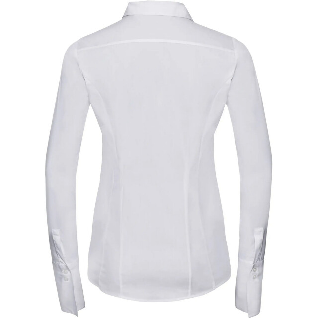 Russell Athletic Dames ultimate stretch shirt met lange mouwen UTFK1929_white large