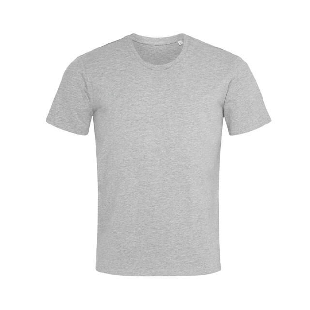 Stedman Stars Heren clive crew neck relaxed fit t-shirt UTFK1948_heathergrey large