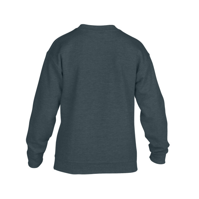 Gildan Sweatshirt met zware mouwen voor kinderen/kinderen UTFK1945_darkheather large
