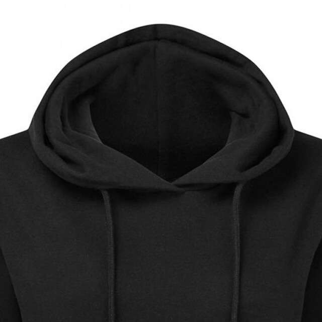 SG Dames effen hoodie UTFK1952_darkblack large
