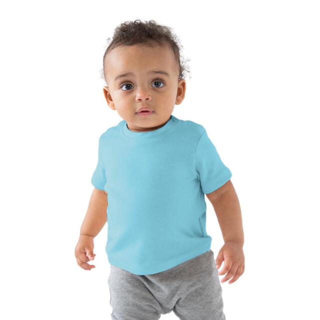 Babybugz T-shirt met korte mouwen voor baby's UTFK162_dustyblue large