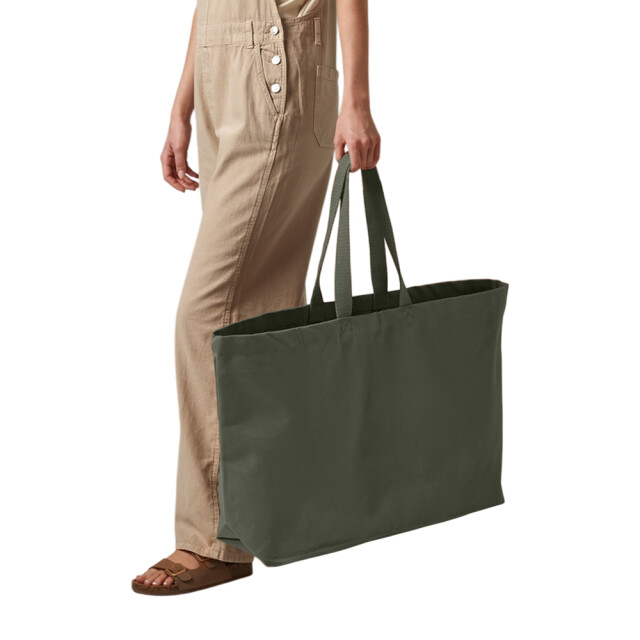 Westford Mill Canvas oversized draagtas UTFK1634_olivegreen large
