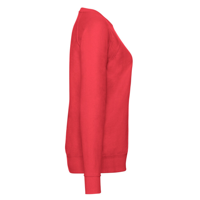 Fruit of the Loom Dames lichtgewicht raglan trui UTFK1925_red large