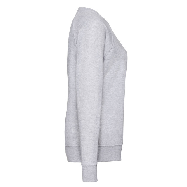 Fruit of the Loom Dames lichtgewicht raglan trui UTFK1925_heathergrey large