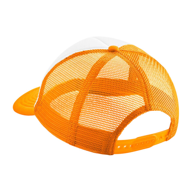 Beechfield Kinder/kinder vintage trucker cap UTFK1906_orangewhite large