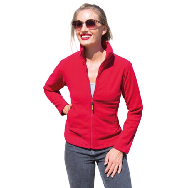 Result Dames horizon hoogwaardig microfleece jasje UTFK1894_cardinalred large