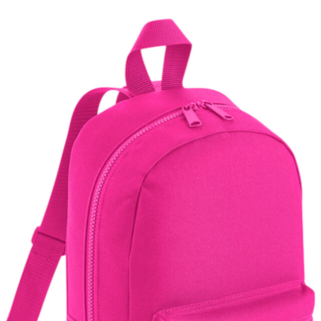 Bagbase Essentiële fashion mini rugzak UTFK1868_fuchsia large