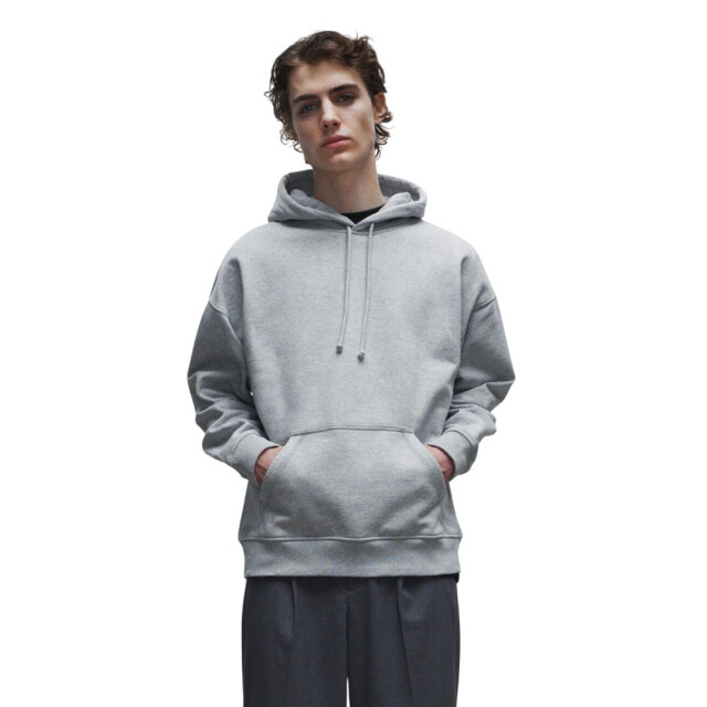 True Blanks Effen boxy hoodie heren UTFK1979_greymelange large