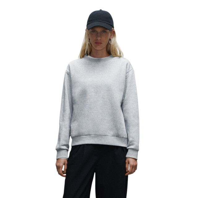 True Blanks Dames regular sweatshirt UTFK1864_greymelange large