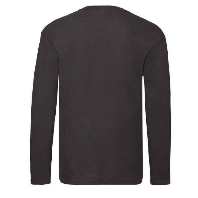 Fruit of the Loom Heren origineel t-shirt met lange mouwen UTFK1869_black large