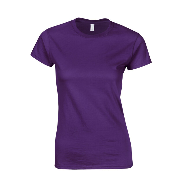 Gildan Dames ringspun cotton soft touch t-shirt UTFK2020_purple large