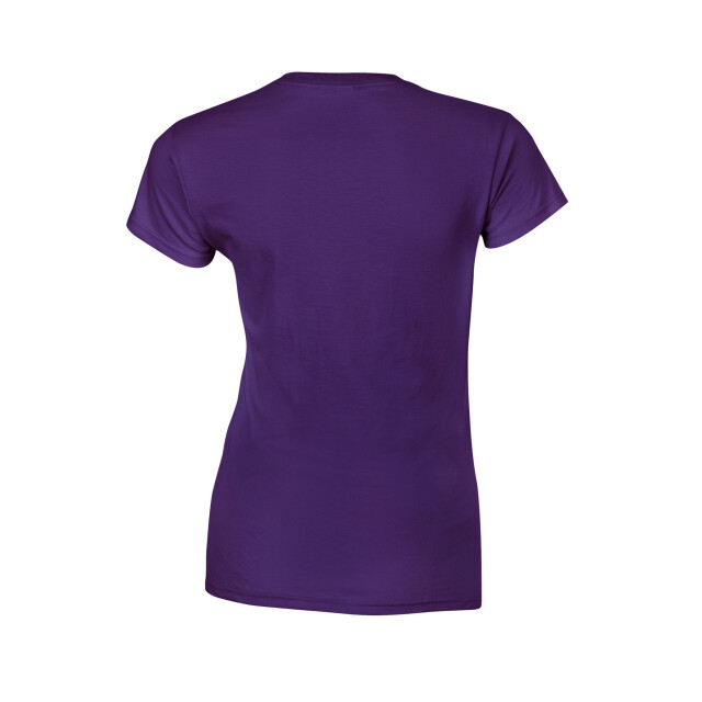 Gildan Dames ringspun cotton soft touch t-shirt UTFK2020_purple large