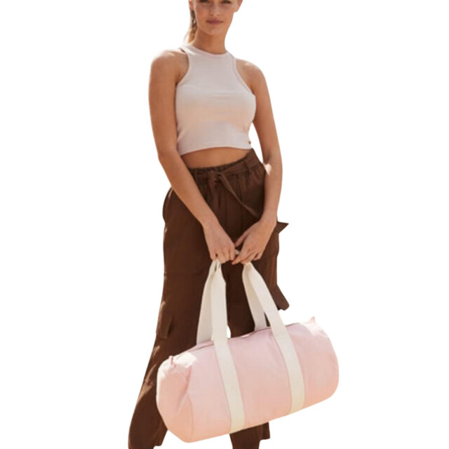 Westford Mill Earthaware organische duffeltas UTFK1867_pastelpink large