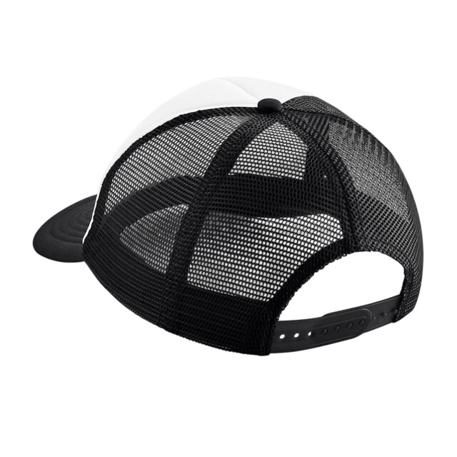 Beechfield Kinder/kinder vintage trucker cap UTFK1906_blackwhite large