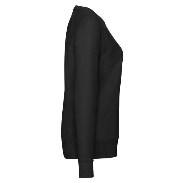 Fruit of the Loom Dames lichtgewicht raglan trui UTFK1925_black large