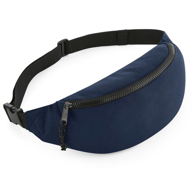 Bagbase Volwassenen unisex recycled waistpack UTFK205_navyblue large