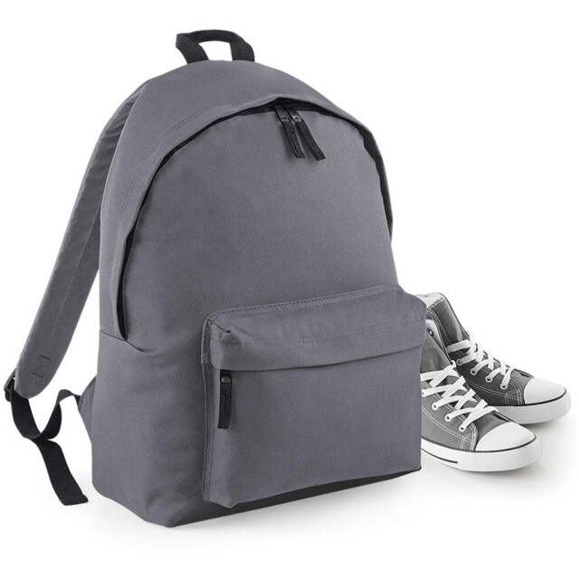 Bagbase Maxi fashion rugzak / rugzak / tas (22 liter) UTFK178_graphite large